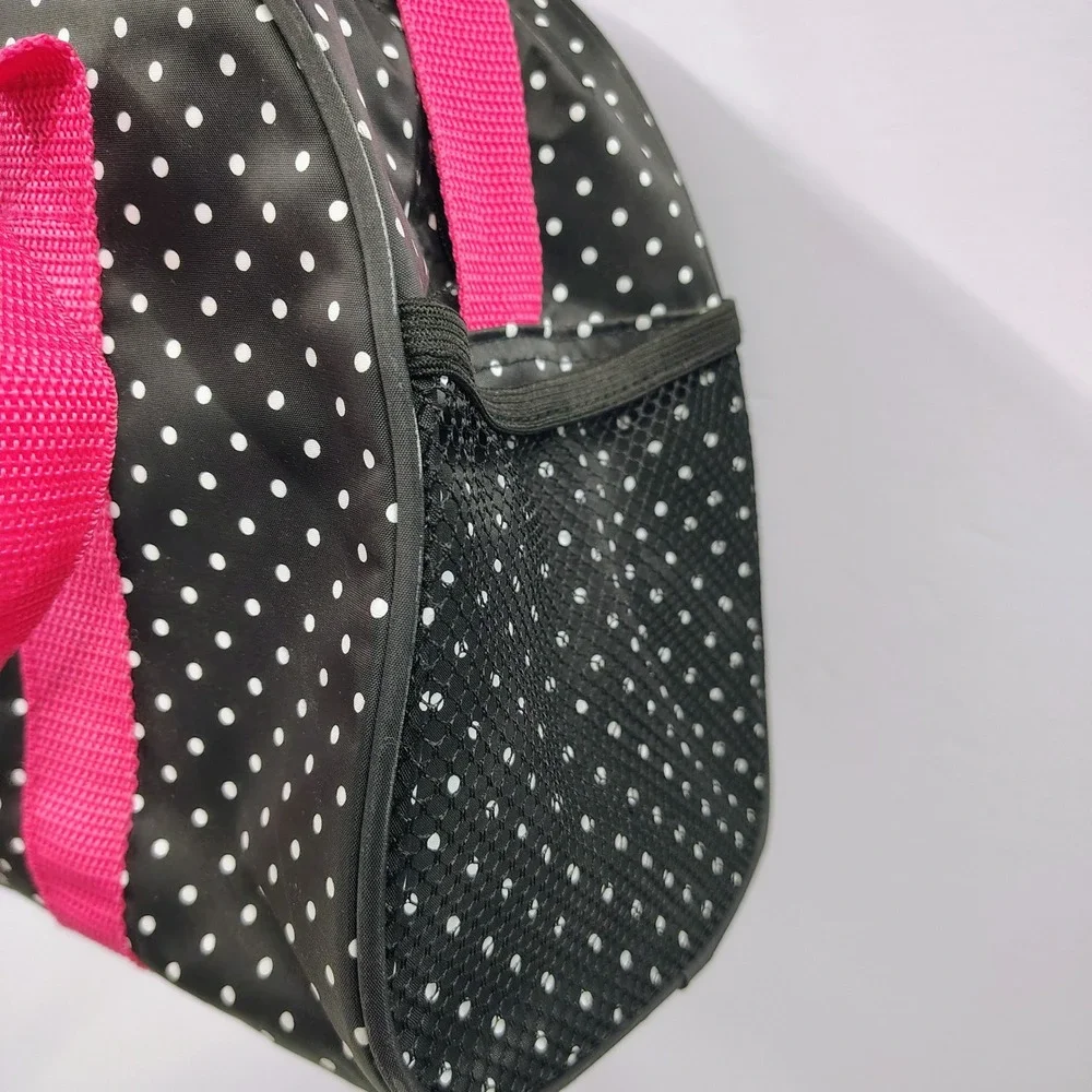 American Ballet Theatre ABT Spotlights Dance Duffle‎ Bag Polka Dot Pink Black